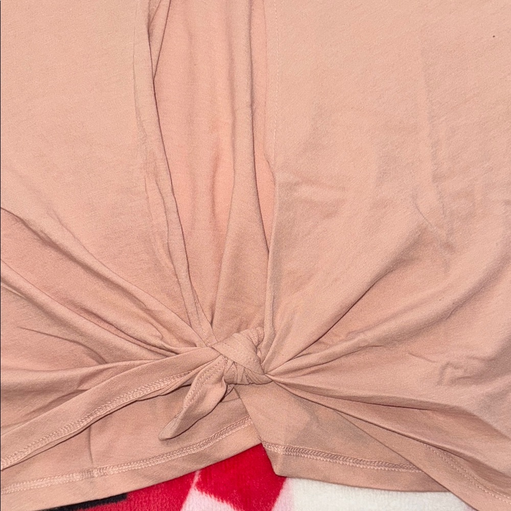 Victoria’s Secret Sport Soft Pink Tie Front Sleeveless Tank Top - Picture 5 of 8